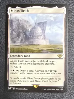 Minas Tirith Universes Beyond: the Lord of the Rings Regular MTG Magic Card - Image 1
