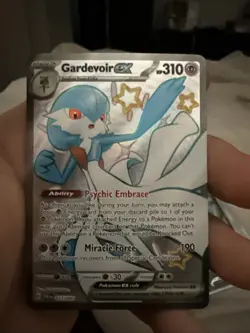 Pokemon Card Gardevoir ex 217/091 Paldean Fates Shiny Ultra Rare Near Mint - Image 1