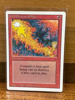 Red Elemental Blast(Revised) Magic the Gathering Revised Edition Common - Image 1