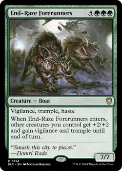 End-Raze Forerunners R Commander: Bloomburrow 214 NM - Image 1