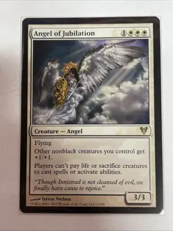 MTG Angel of Jubilation - Avacyn Restored #2 Rare - Image 1