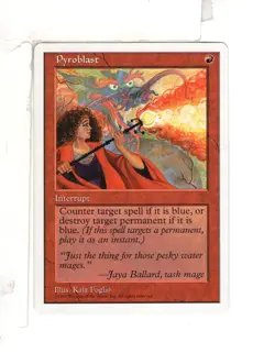 MTG SkeenAB Pyroblast from Fifth Edition. NM. - Image 1