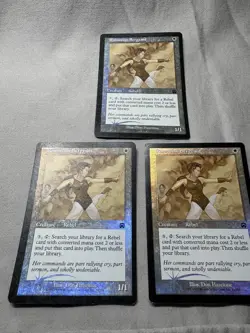 MTG X3 Ramosian Sergeant Mercadian Masques 39/350 Regular Common FOIL, - Image 2