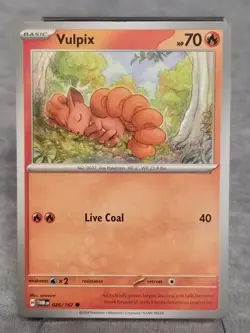 Pokemon TCG - Vulpix 26/167 - Twilight Masquerade 2024 - Image 1