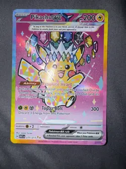 Pokemon TCG Pikachu ex 277/217 Ascended Heroes Special Illustration Rare NM SIR - Image 1