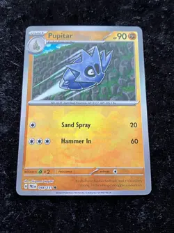 Pupitar - Pokemon Prismatic Evolutions 048/131 Master Ball Pattern Holo NM - Image 1