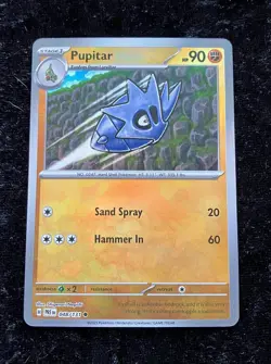 Pupitar - Pokemon Prismatic Evolutions 048/131 Master Ball Pattern Holo NM - Image 2