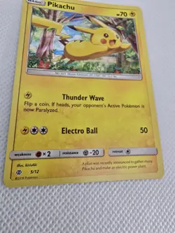 Pokemon Pikachu 005/012 McDonald's 2017 Promo Holo Basic Mouse 70HP - Image 3