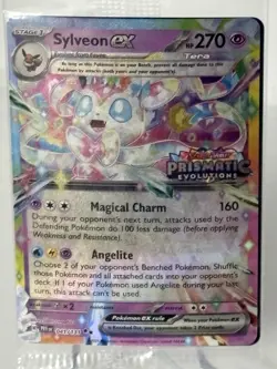 Sylveon ex 041/131 Prismatic Evolutions Holo Factory Sealed Promo Pokemon - Image 2