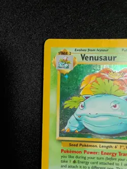Pokemon TCG Venusaur Base Set 15/102 Holo Unlimited Holo Rare - MP - Image 2
