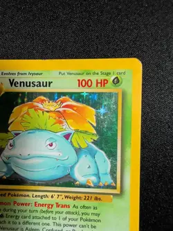 Pokemon TCG Venusaur Base Set 15/102 Holo Unlimited Holo Rare - MP - Image 3