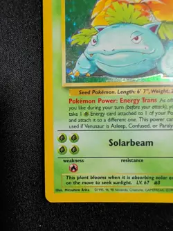 Pokemon TCG Venusaur Base Set 15/102 Holo Unlimited Holo Rare - MP - Image 5
