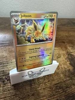 POKEMON TCG - PRISMATIC EVOLUTIONS - JOLTEON MASTER BALL 029/131 - Image 2