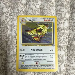 Pokemon TCG Pidgeot Base Set 8/64 Holo Rare 1999 English - Image 1