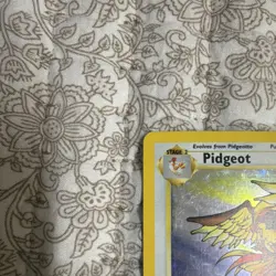 Pokemon TCG Pidgeot Base Set 8/64 Holo Rare 1999 English - Image 3