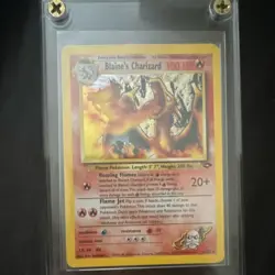Pokemon Blaine's Charizard Gym Challenge 2/132 Holo Rare 100 HP Unlimited - Image 1