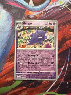 Pokemon - Gengar 094/165 - REVERSE HOLO- Scarlet & Violet MEW EN 151 - NM - Image 1