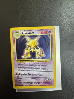 Pokemon TCG Alakazam Base Set Holo - Image 2