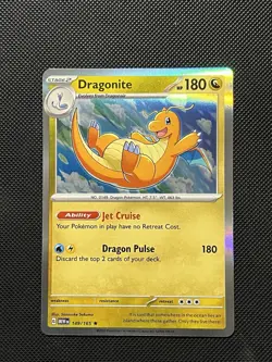 Pokemon ENGLISH - 151 - Dragonite - 149/165 - Holo Rare - M/NM - Image 2
