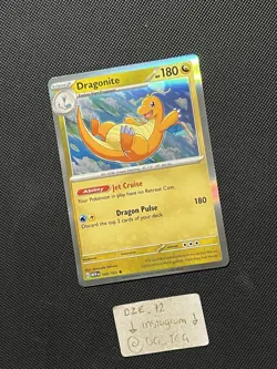Pokemon ENGLISH - 151 - Dragonite - 149/165 - Holo Rare - M/NM - Image 3
