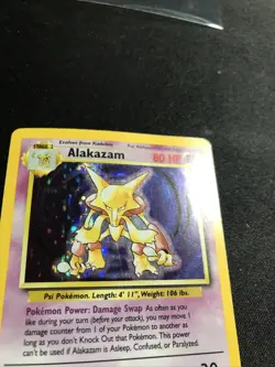 Pokemon TCG Alakazam Base Set 1/102 Holo Unlimited Holo Rare - Image 2