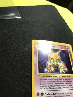Pokemon TCG Alakazam Base Set 1/102 Holo Unlimited Holo Rare - Image 4