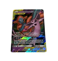 Pokemon TCG: Espeon & Deoxys GX 72/236 Sun & Moon Unified Minds LP Ultra Rare - Image 1