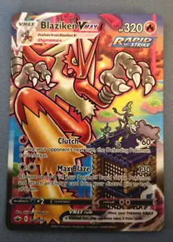 Blaziken VMAX - 201/198 - Alternate Art Secret Rare- Chilling Reign - NM/M - Image 1
