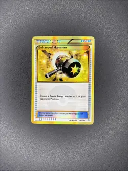 Pokemon Enhanced Hammer 162/160 Primal Clash Gold Secret Rare TCG HP DMG - Image 1