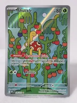 Shuckle 136/132 - ME01: Mega Evolution Pokemon Illustration Rare Holo NM 🆕 - Image 1