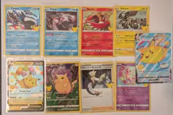 Pokemon Cards TCG 17/25 Celebrations Set RARE HOLO Lot Bulk Bundle Pikachu - Image 4