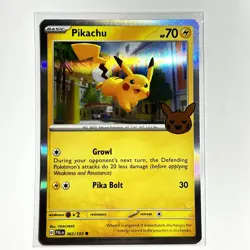 Pikachu 062/193 Common Holo Card Trick or Trade BOOster Pokemon TCG LP - Image 1