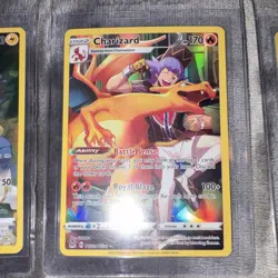 Pokemon TCG Full Art Foil Snorlax Pikachu Charizard Card Lot - 8 English Cards - Image 4