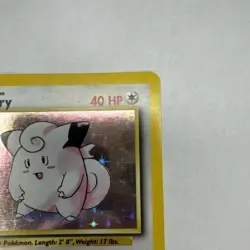 Clefairy 005/102 Base Set Holo Vintage Wotc Pokemon Card First Edition - Image 3