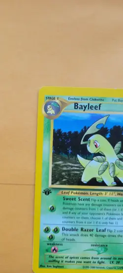 Pokemon TCG Neo Genesis Bayleef FIRST EDITION Card 29/111 - Image 4