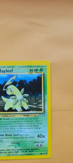 Pokemon TCG Neo Genesis Bayleef FIRST EDITION Card 29/111 - Image 5