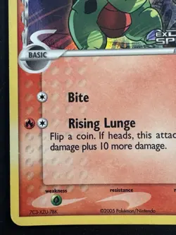 Larvitar 73/113 EX Delta Species Pokemon Card Reverse Holo Foil Rare MP - Image 5