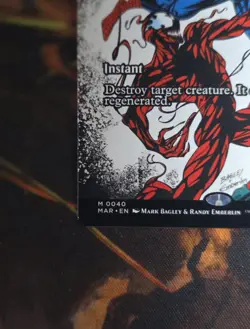 Terminate (Borderless) | Marvel Universe Spider-Man #40 | Magic The Gathering - Image 2