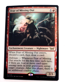 Fear of Missing Out - Duskmourn: House of Horror (DSK) FOIL - EN - R 0136 - Image 1