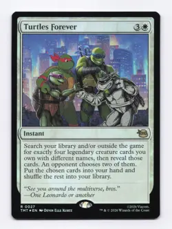 Turtles Forever (Foil) 0027 (R) MTG Teenage Mutant Ninja Turtles (TMT) - Image 1