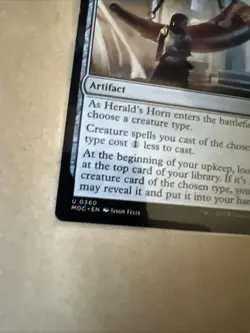 MTG Herald’s Horn MOC 0360 R NM Regular - Image 3
