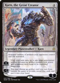 Karn, the Great Creator [War of the Spark] Near Mint - Image 1