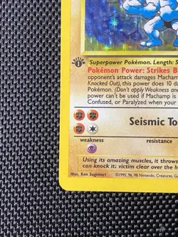Machamp 8/102 Holo Rare 1st Edition Base Set WOTC Pokemon Card - Image 5