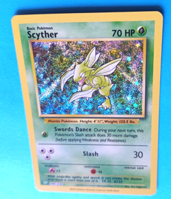 POKEMON CLASSIC COLLECTION SCYTHER CLV 006/034 HOLO SET FRESH CLEAN SHARP - Image 2