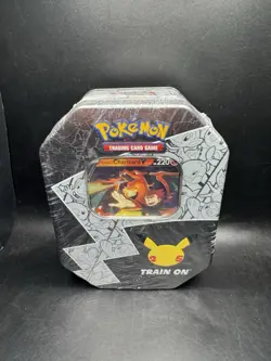 Pokemon TCG 25th Anniversary Celebrations Tin Lance's Charizard V - SEALED 820650809880 - Image 1