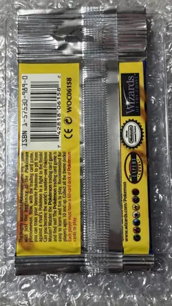 1999 Pokemon Long Crimp Base Set Booster Pack Charizard & Blastiose 2 packs - Image 4