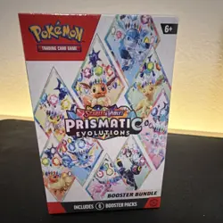 Pokemon Prismatic Evolutions Booster Bundle Sealed (6 Packs) English - Image 1
