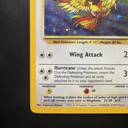 Pokemon Vintage Holo Rare Pidgeot 8/64 Jungle WotC 1999 - Image 5