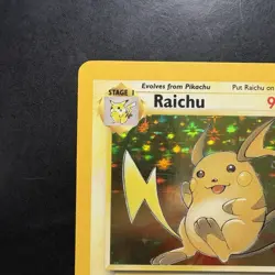 Pokemon Vintage Holo Raichu 14/62 Fossil Wizards Of The Coast 1999 - Image 2