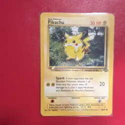 Pokemon TCG Pikachu Jungle 60/64 Regular 1999 Common 50 HP Spark - Image 1
